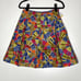 New Talbots Pleated Geometric Colorful Skirt Women's Size 6 Petite