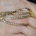 18k gold filled Cuban link necklace