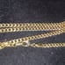 18k gold filled Cuban link necklace