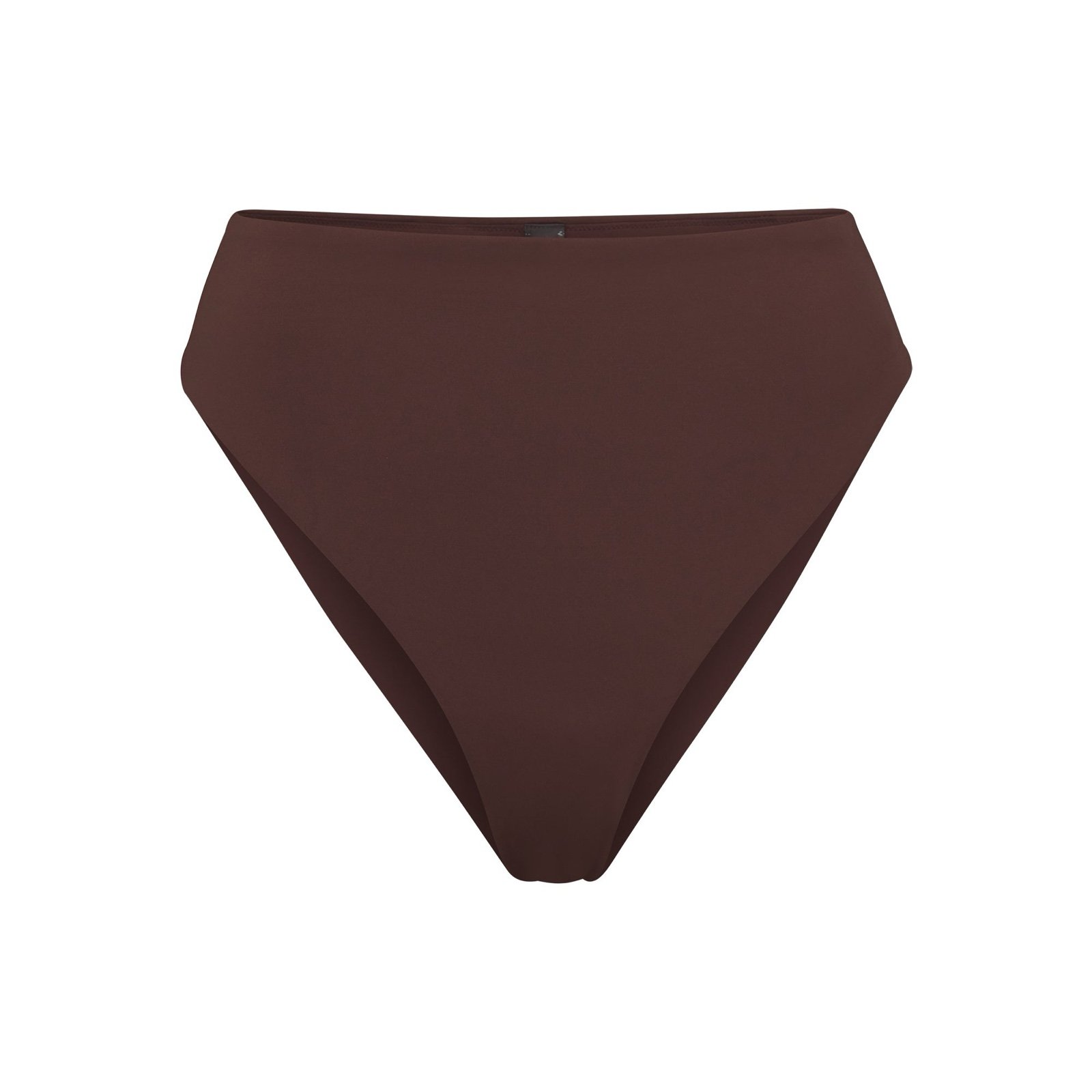 SKIMS Signature Swim Mid Waist Bottom in Cocoa, size M