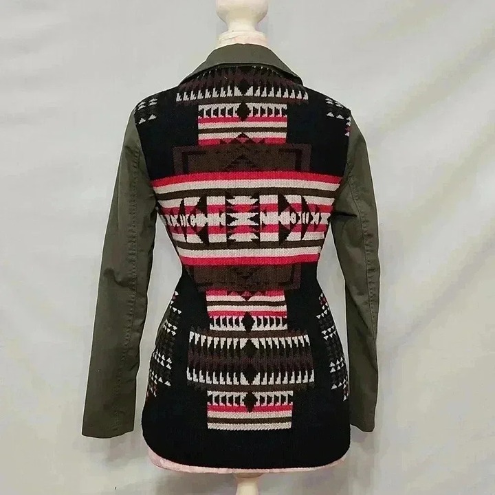 Thread & Supply Aztec Sweater Utility Jacket