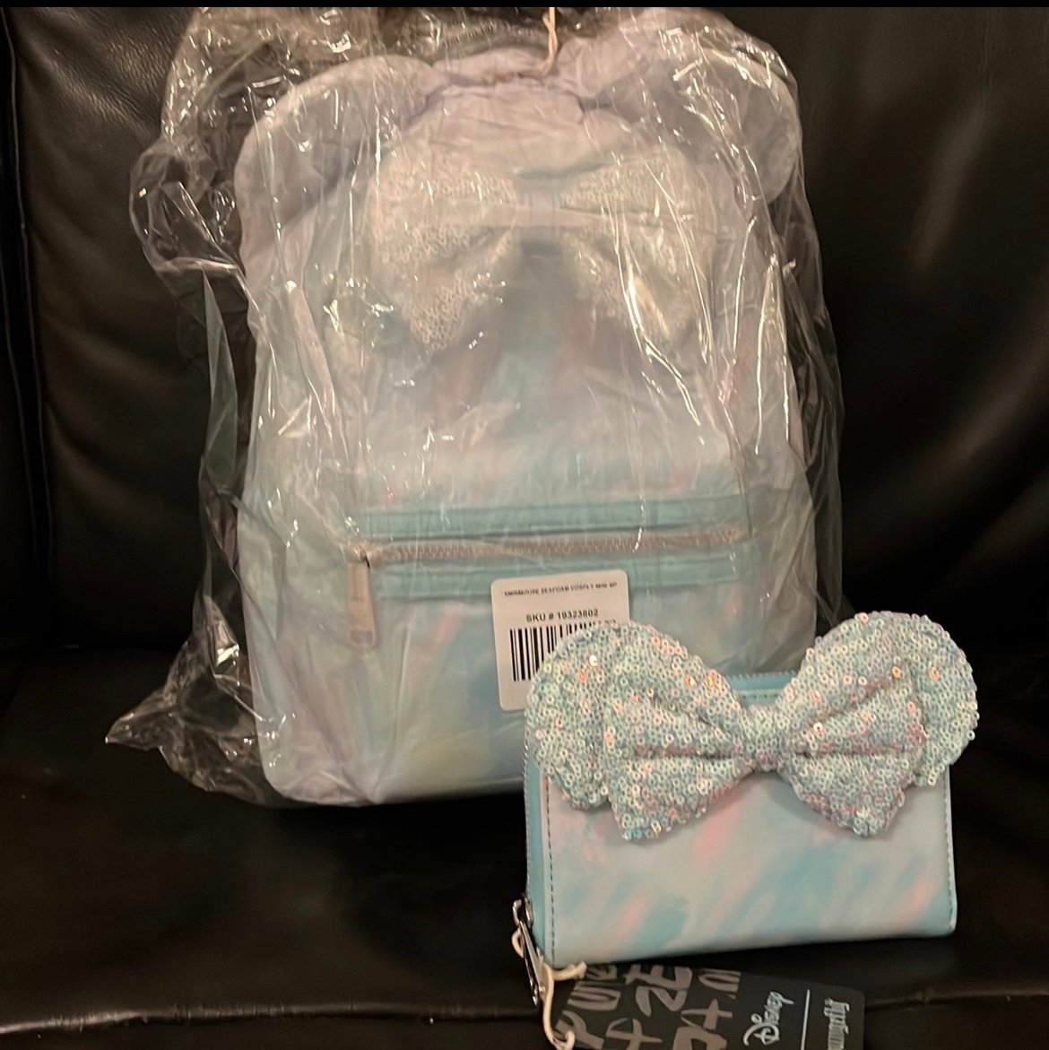 Loungefly Disney Sequin Mini Bkpk/Wallet