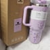 Stanley 40oz cup flower design 2× 57