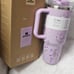 Stanley 40oz cup flower design 2× 57