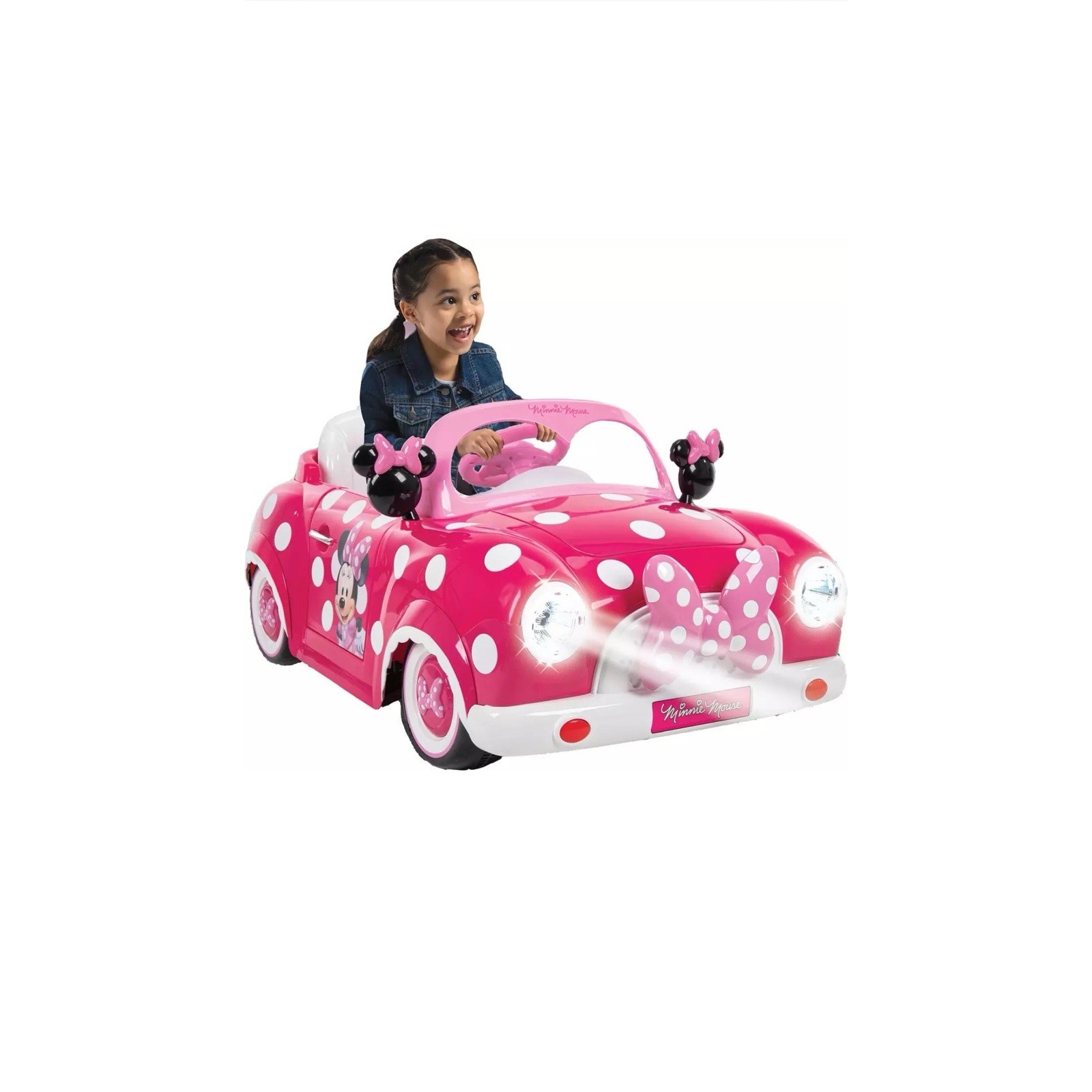 minnie mouse ride along car