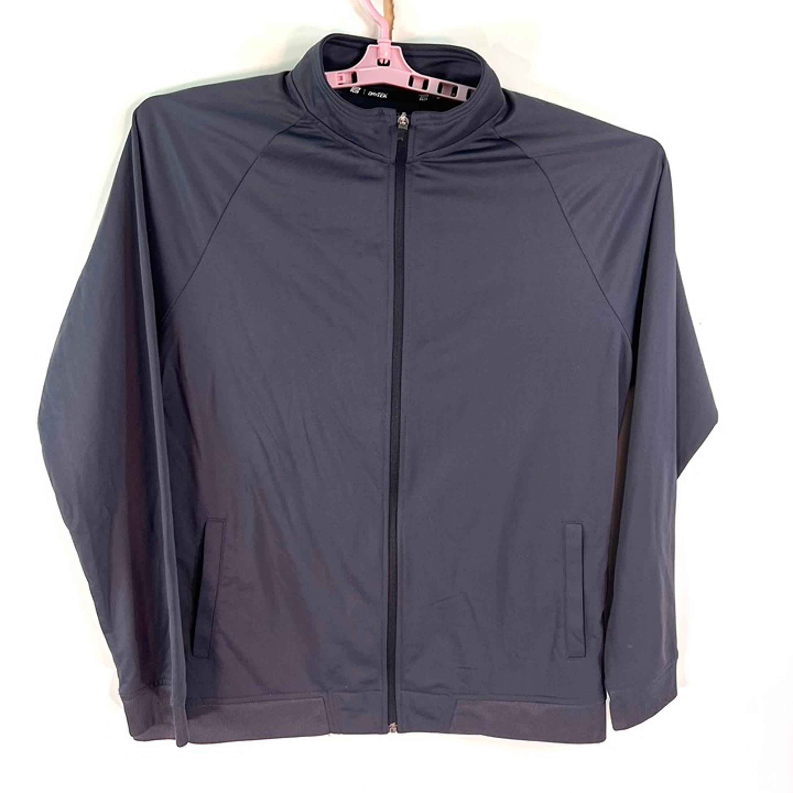 Tek Gear Tri Cot Track Jacket Adult Size XL Gray