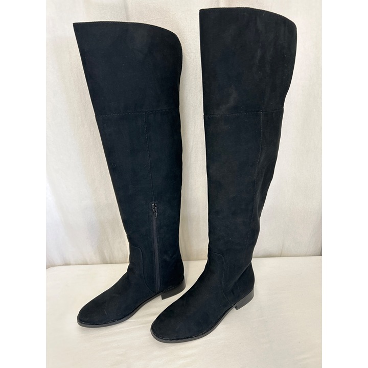 J Crew Factory 198 Over-the-knee microsuede boots AG056, Size 8.5