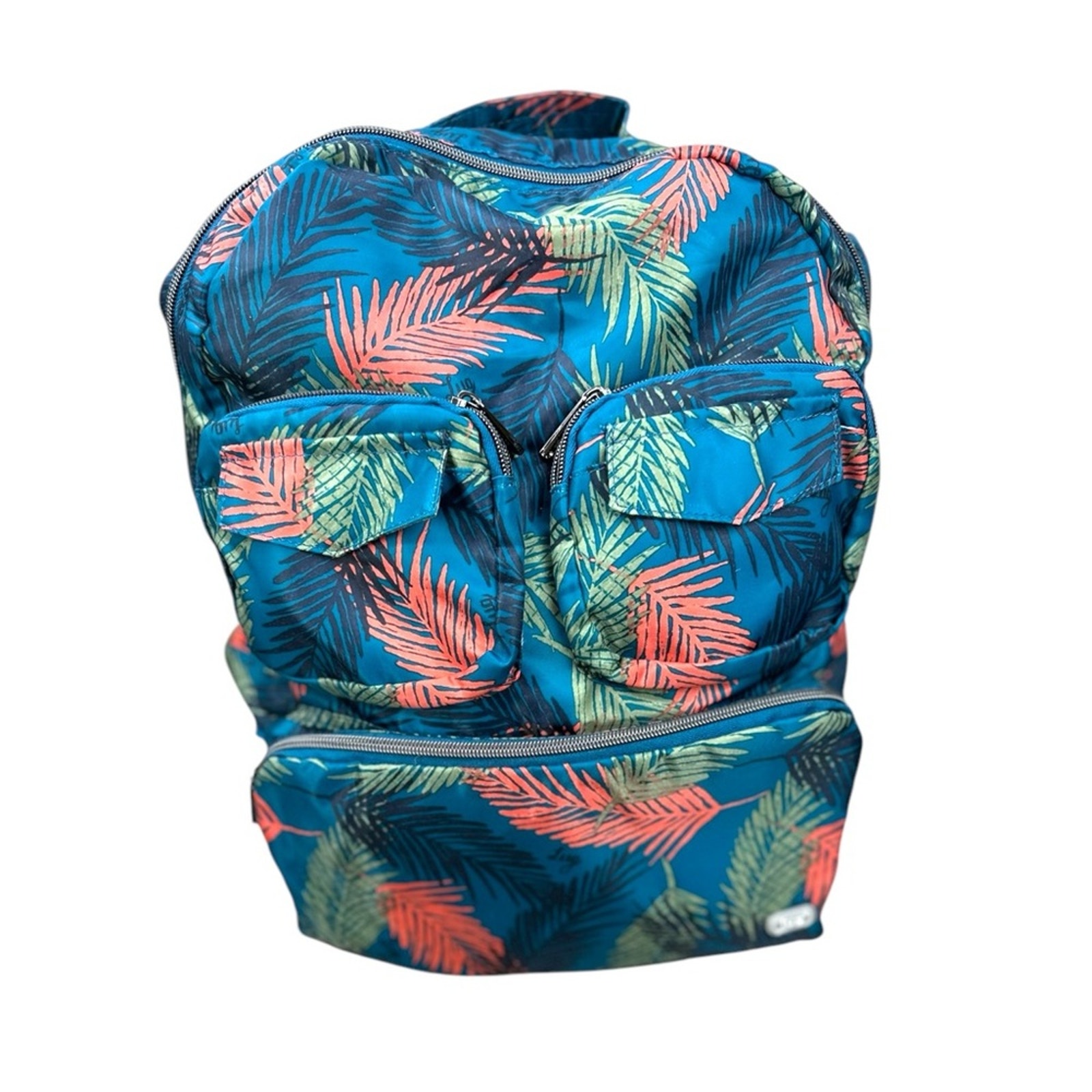 Lug Puddle Jumper tropical‎ ocean Packable backpack tote