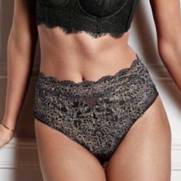 VS Wicked Shimmer HIgh-Waist Cheeky XS
