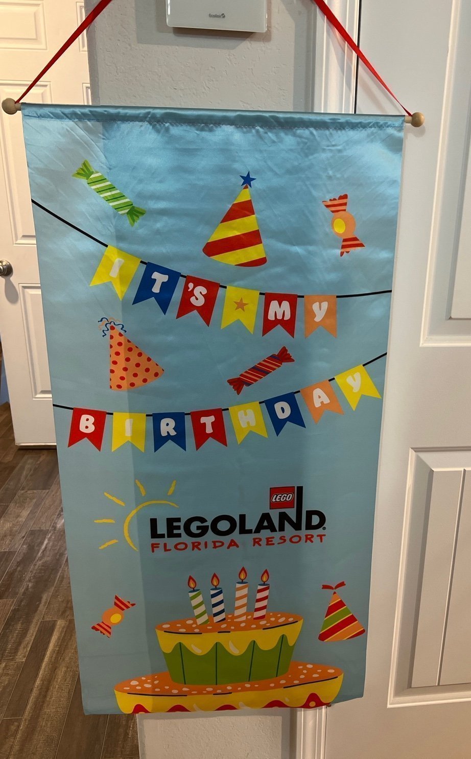 LOT OF 5 LEGOLAND Florida Resort Birthday Banner Pillowcase Notepad Lanyard Card