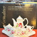 Miniature tea set. Formalities by Braum Brothers. 10 pc set