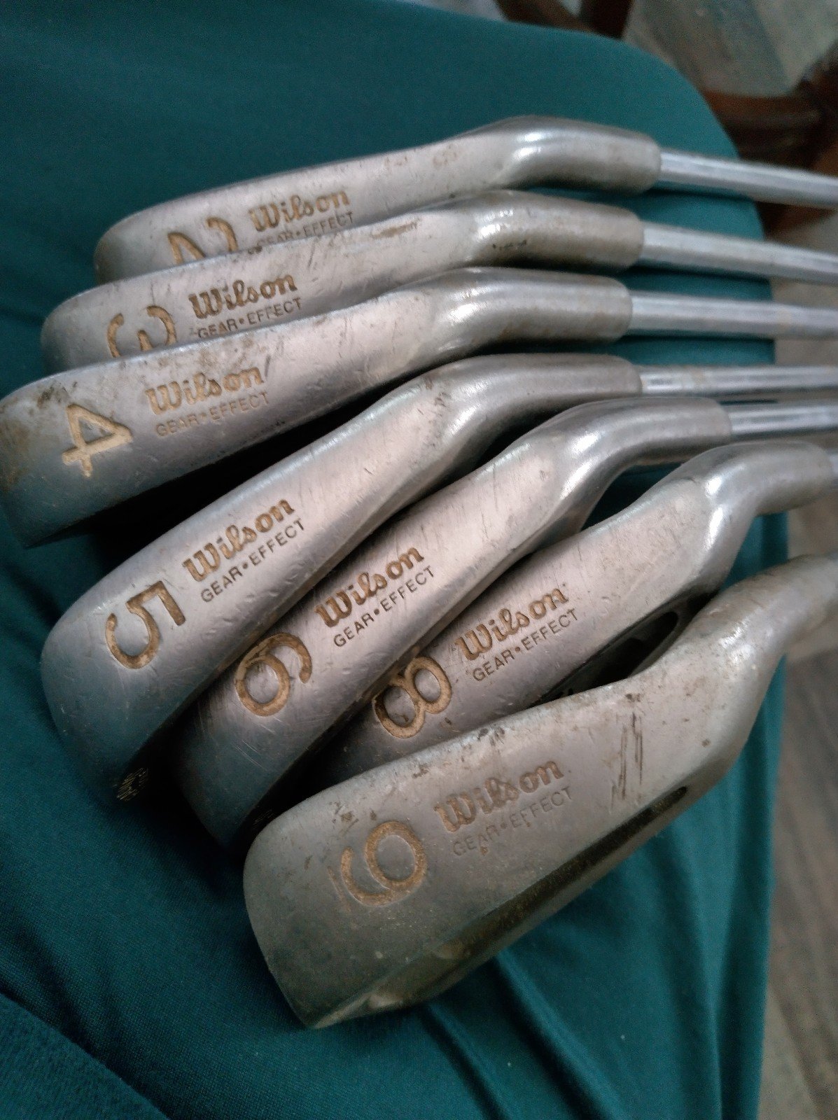 WILSON 1200 GE Golf Clubs 2 3 4 5 6 8 & 9 NICE SET
