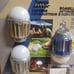 Wisely Outdoor/Indoor Rechargeable Bug Zapper with Built-in LED Lantern - 3 Pack