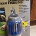 Wisely Outdoor/Indoor Rechargeable Bug Zapper with Built-in LED Lantern - 3 Pack