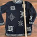 Long Sleeve VTG Woolrich Women' Winter Snowflake Sweater Black/ White Sz S