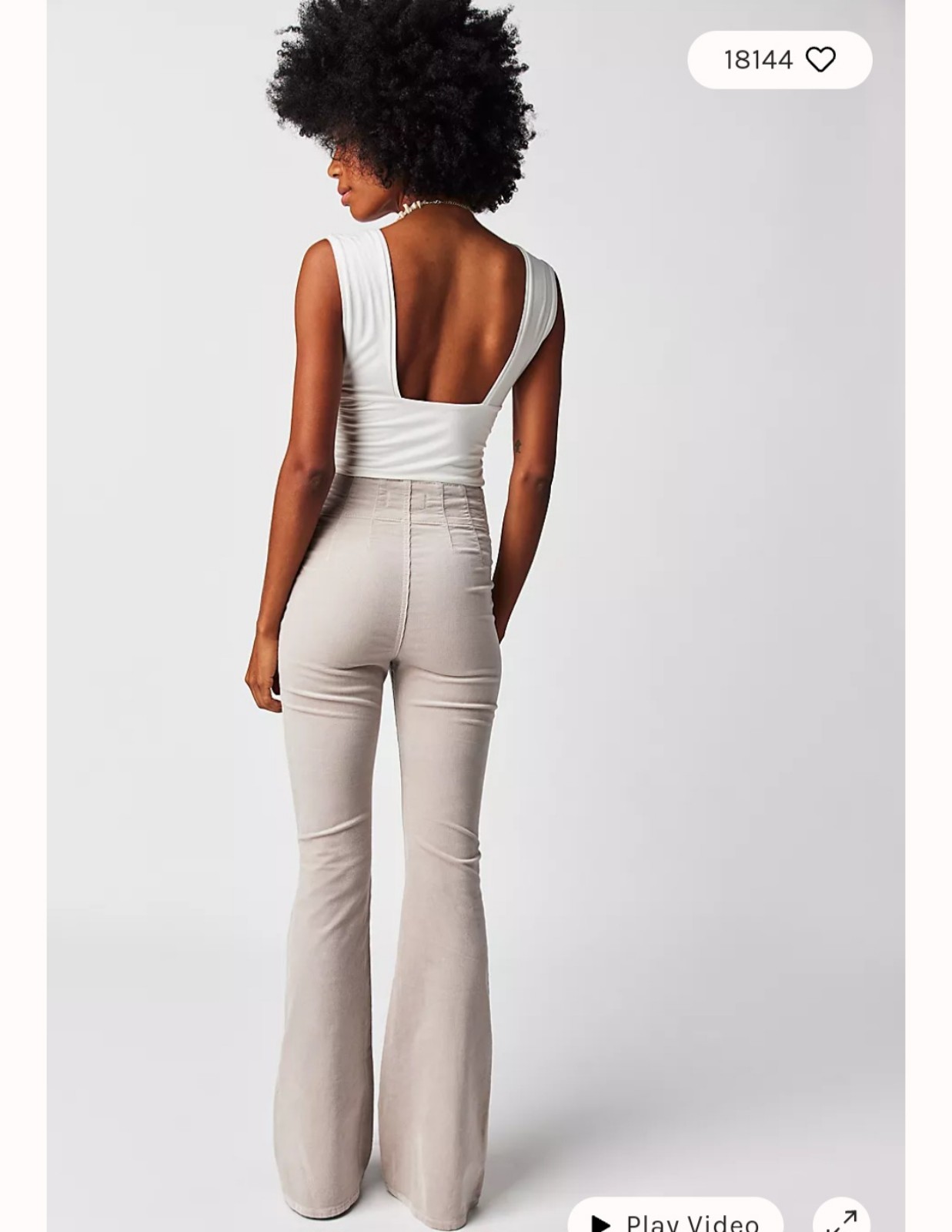 Free People Jayde High Rise Stretch Denim Flare