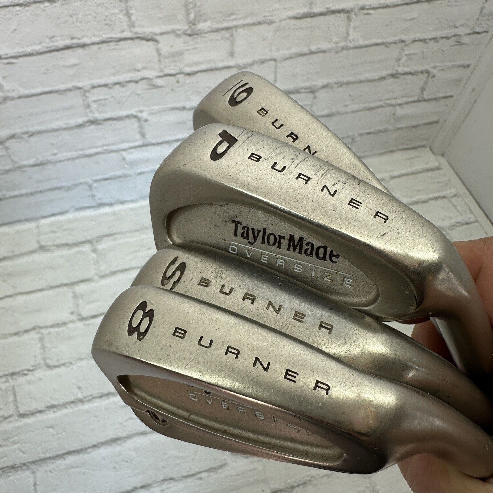 TaylorMade Oversize Burner Irons 9 P S 8 Bubble Shaft Right Hand Bundle