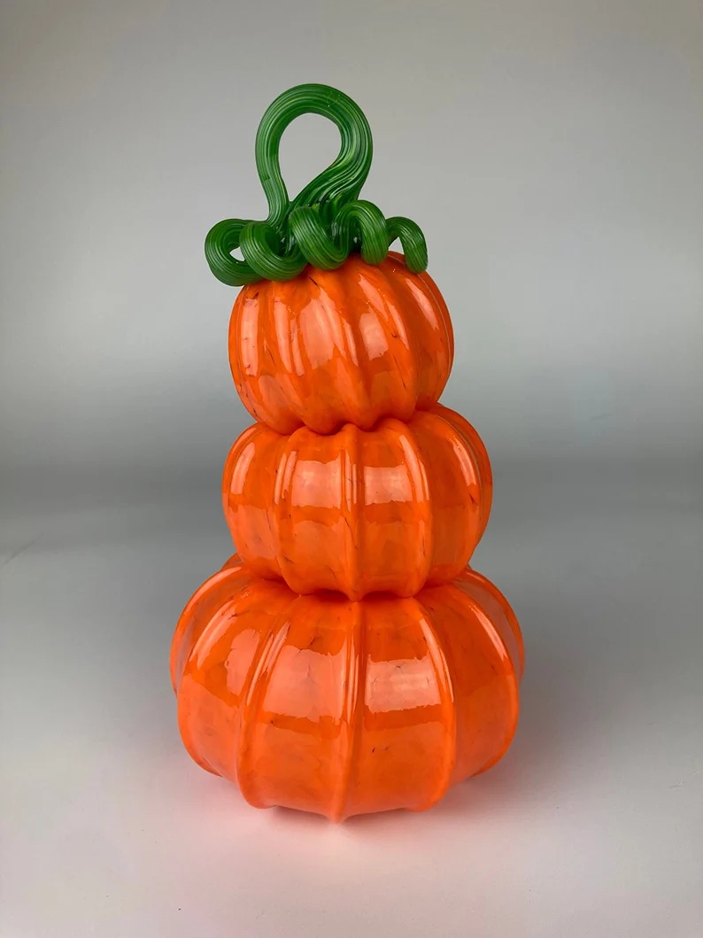 Small Orange Pumpkin Stack