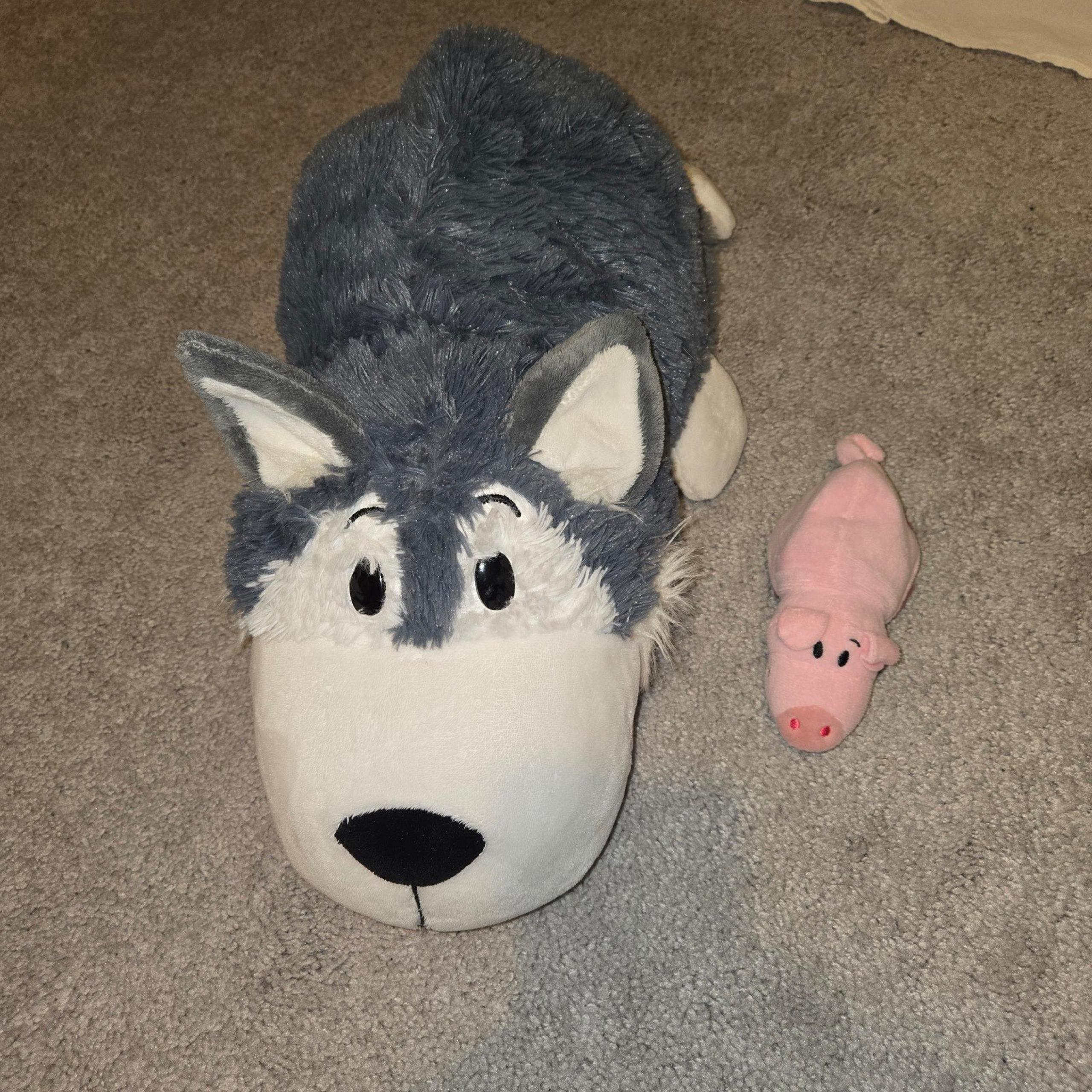 Flipazoo Asher Husky/Poppi Polar Bear PLUS Mini Cow/Pig