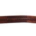Fossil Unisex Multi Brown Leather Belt sz Small Western X Stitch Patchwork Boho