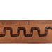 Fossil Unisex Multi Brown Leather Belt sz Small Western X Stitch Patchwork Boho