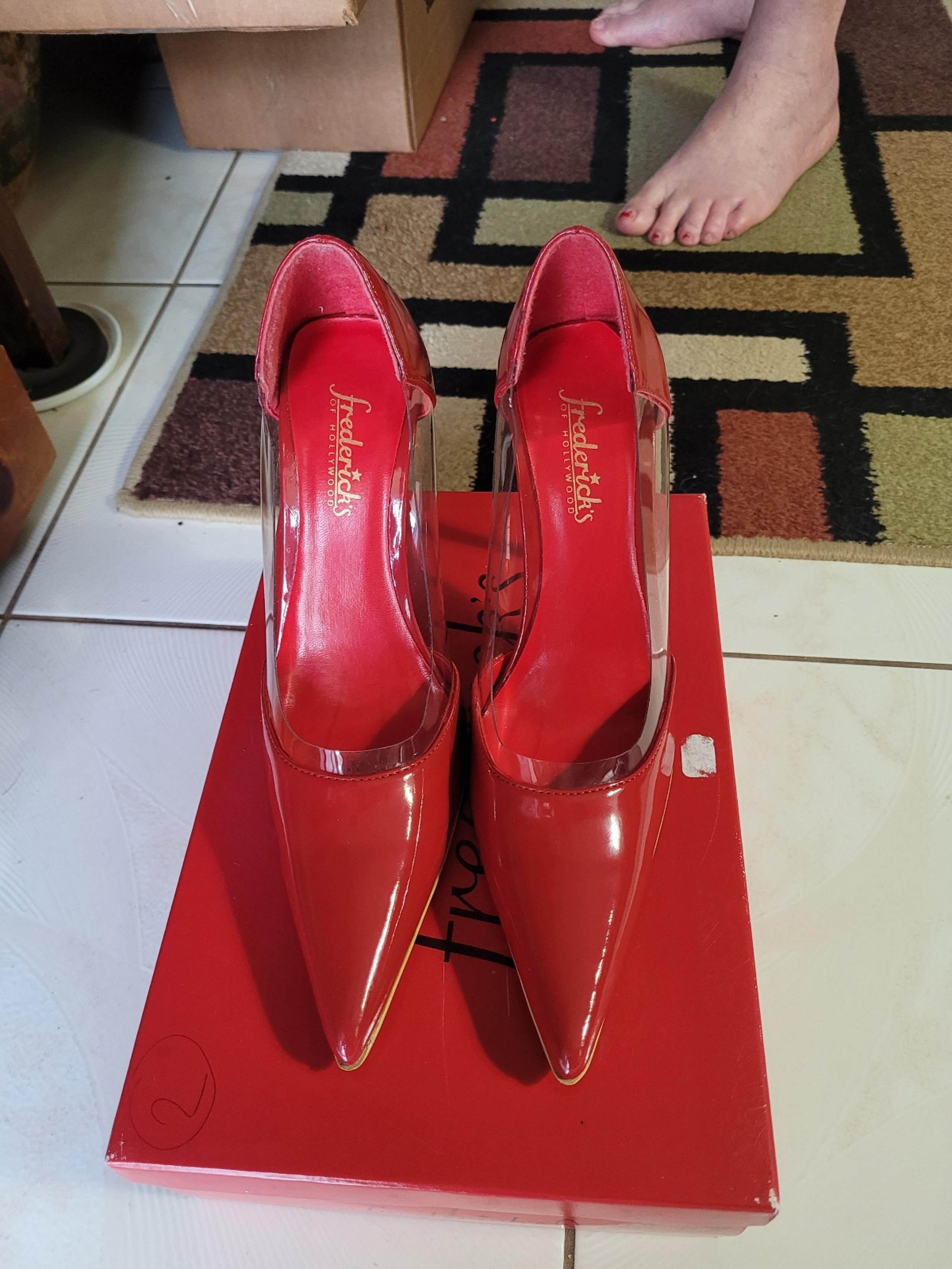 Frederick's of Hollywood Red pumps,  Size 7