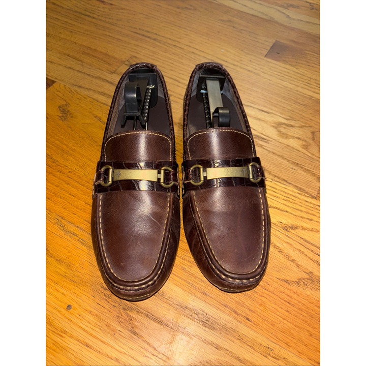Cole Haan Men Shoe Somerset Bit II Size 8M Black Driving Loafer C11396