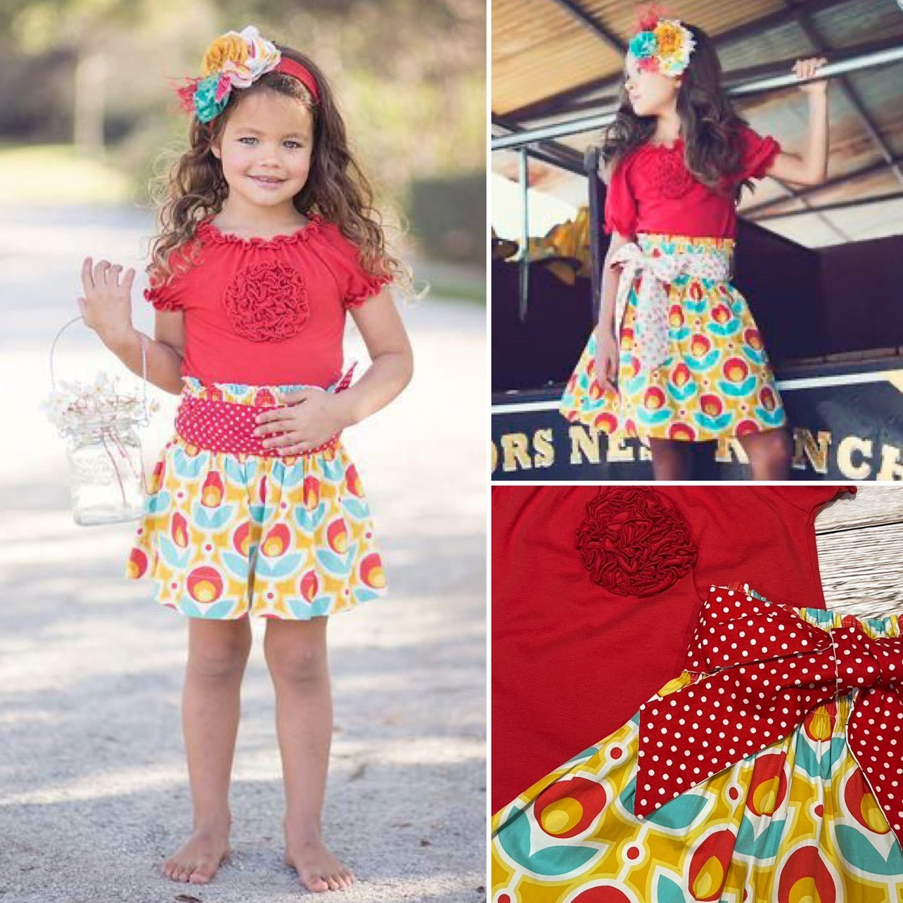 NWT Persnickety Primrose Skirt Set 4