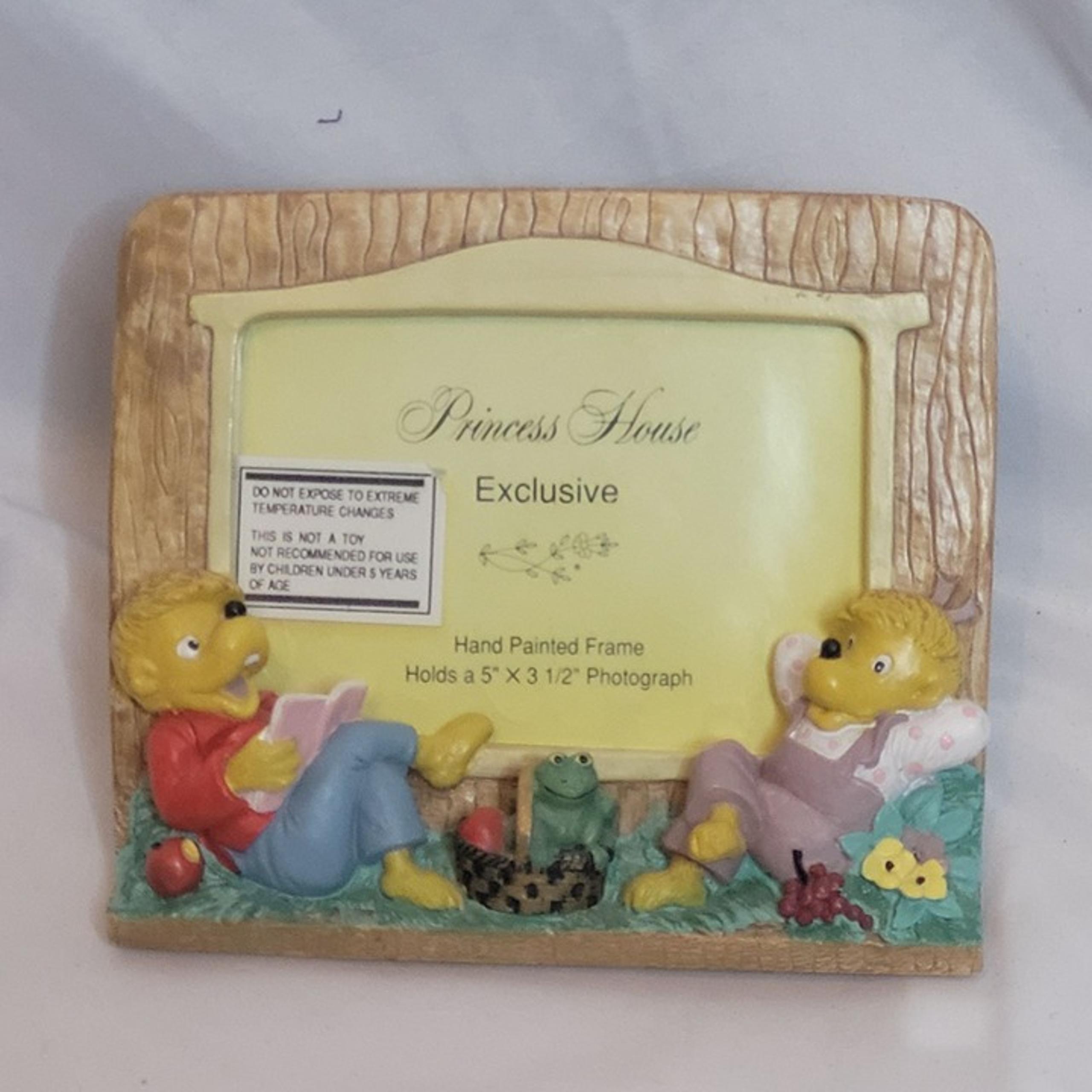 Vintage Berenstain Bears Picture Frame Princess House Exclusive 5 x 3.5 Inch
