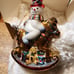 Polonaise Santa on Rocking Horse ornament.