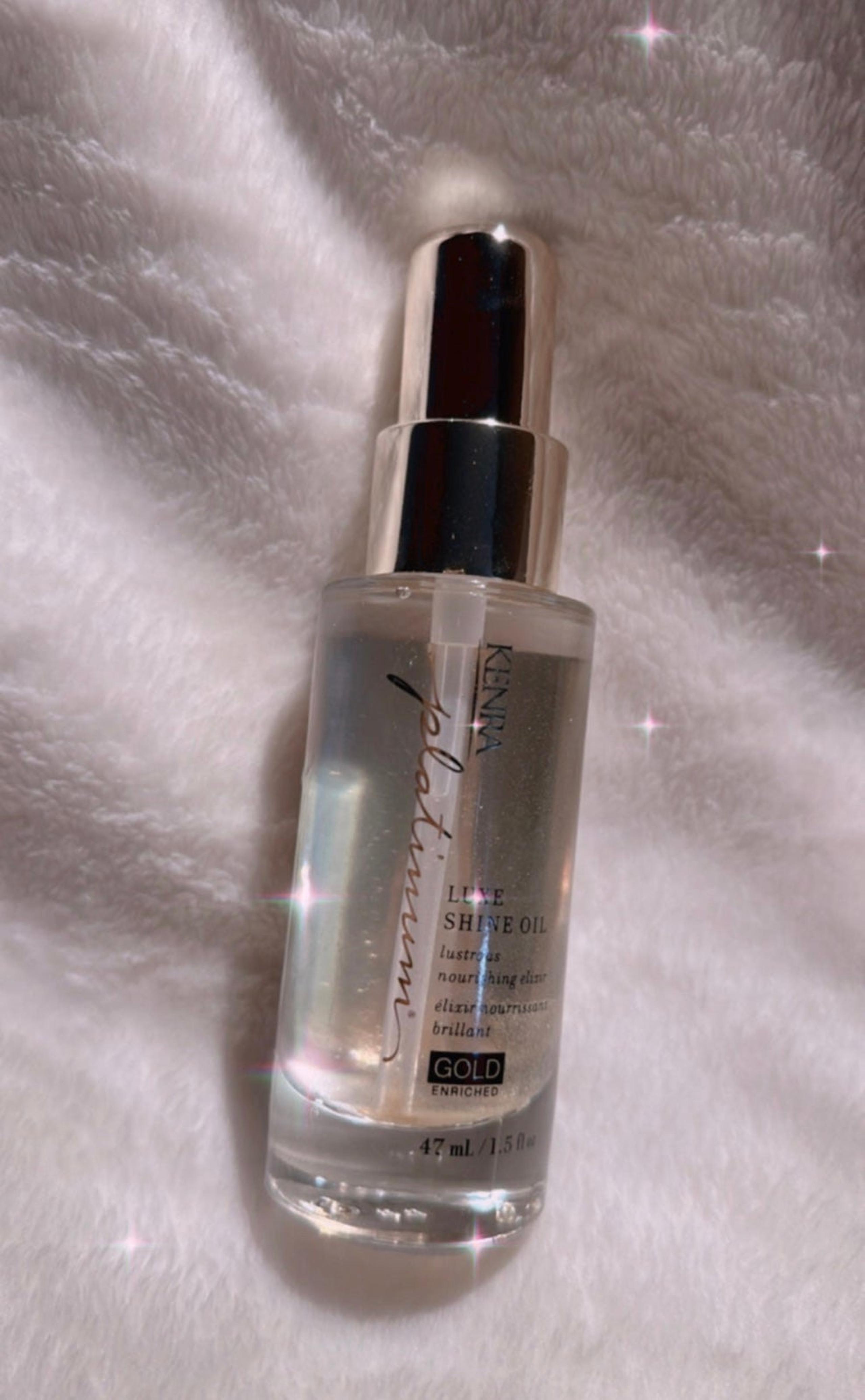 [NEW] PLATINUM LUXE SHINE OIL Lustrous Nourishing Elixir 1.5oz - Kenra