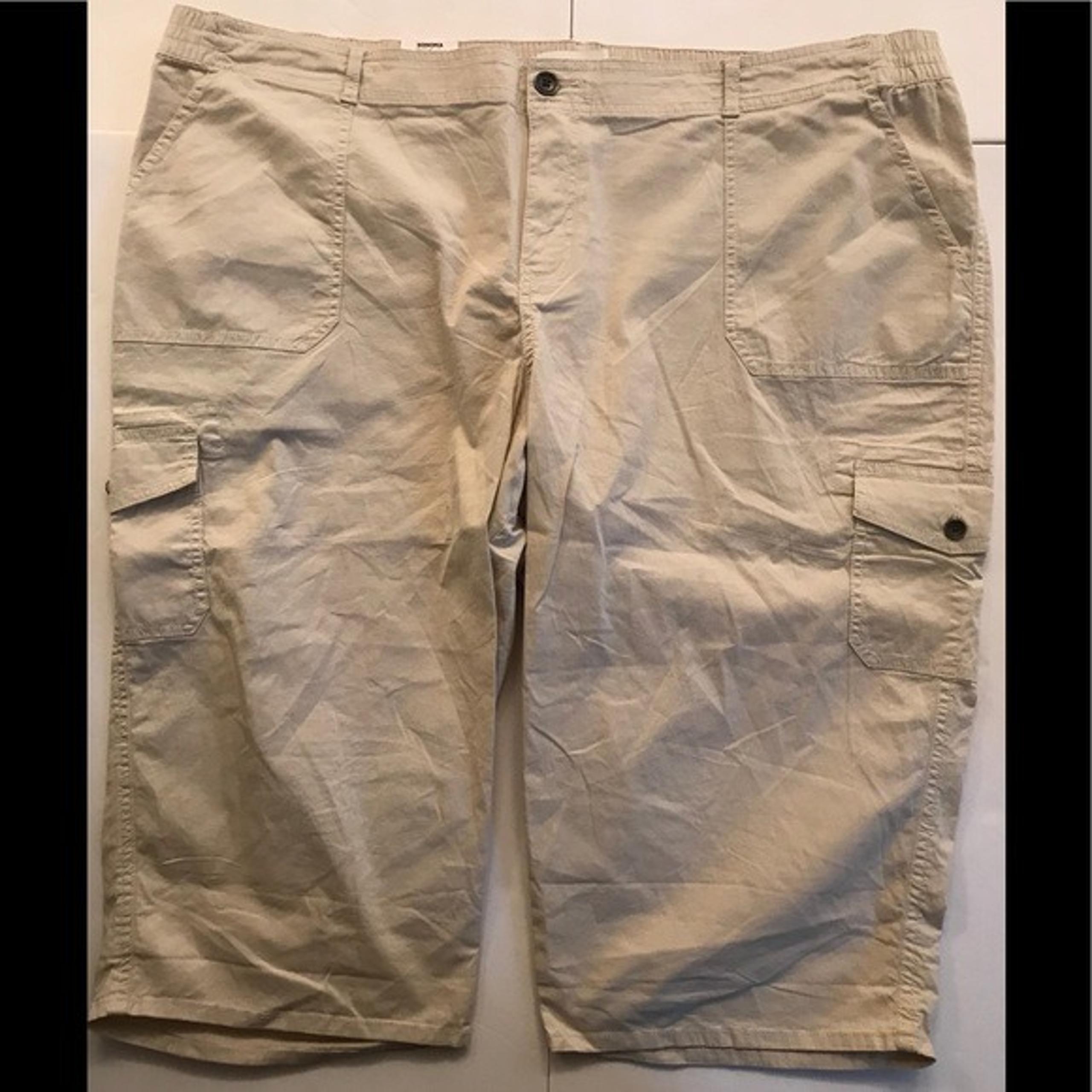SONOMA Beige Skimmer Pants 24W