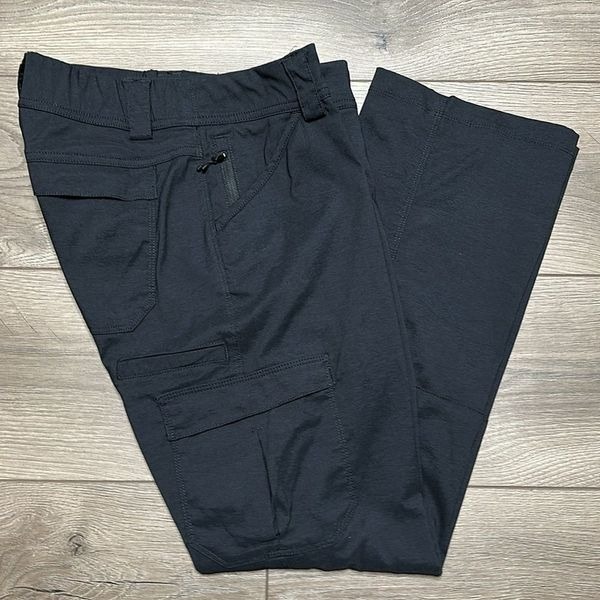 Duluth 28” Dry On The Fly Black Mid Rise Hiking Work Convertible Pants Size 4