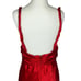 Faviana Plunging V-Neck Red Satin Prom Dress Formal Gown 11/12