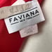 Faviana Plunging V-Neck Red Satin Prom Dress Formal Gown 11/12