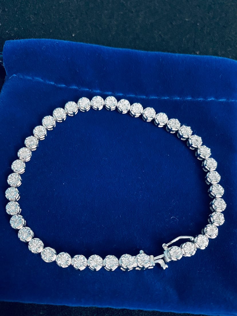 diamond tennis bracelet Single 7.25