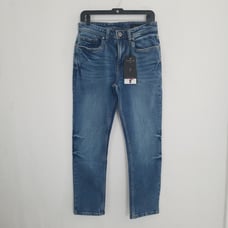nyc The Perfect Jean Thick Thicc Stream Med Blue Size 50X34 Men's