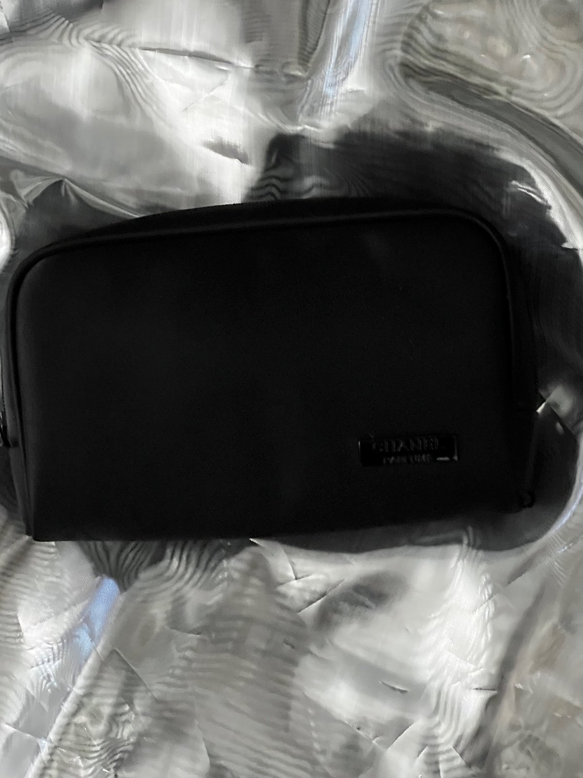 Chanel travel cosmetic bag