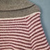 FREE PEOPLE Womens Sweater Large Lambs Wool Tunic Stripe Chunky Knit Bat Wing