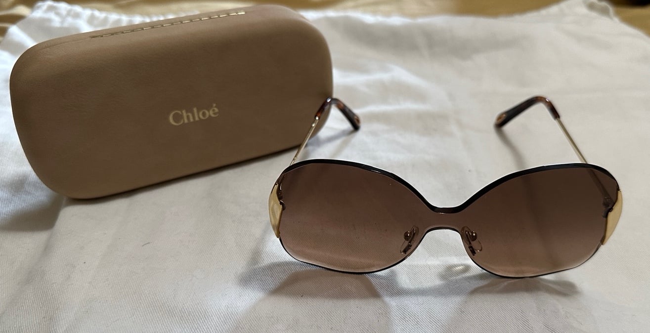 ● CHLOE ● サングラス Square Yellow Havana / Brown / 59mm Chloe 59MM Square Sunglasses