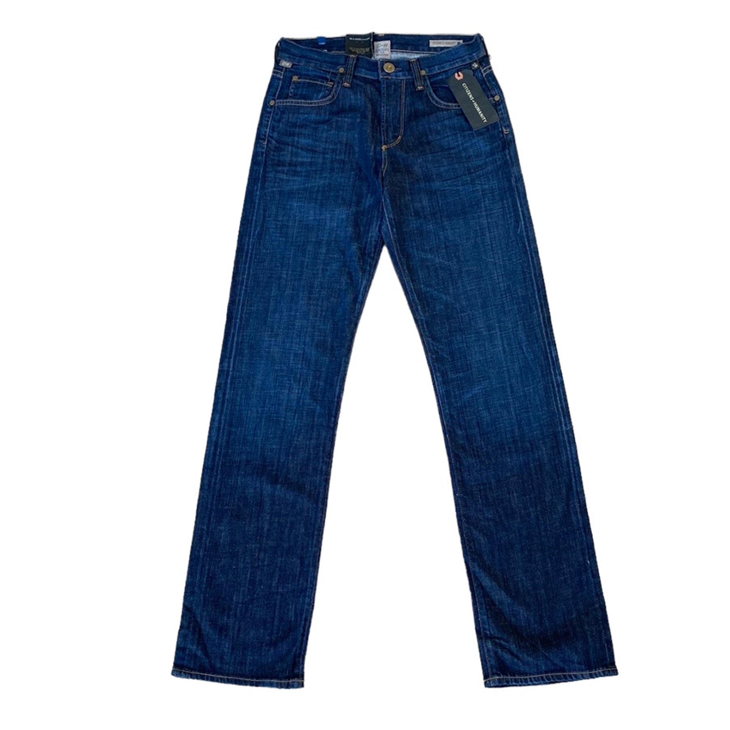 New Citizens of Humanity Evans Men Relaxed Fit Denim Advanced Dark Wash Jeans 28