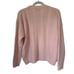 Vintage Lambswool Angora Rabbit Hair Cardigan Sweater Pink Size Medium Soft