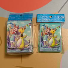 (US) Ampharos & Jasmine - Pokemon Card Deck Box & Card Sleeves Set Japan Tcg