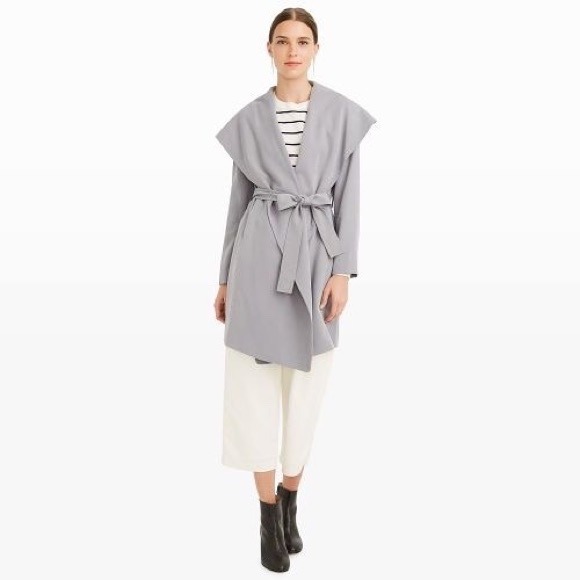 Club Monaco Hanne Grey Trench Coat Size XS