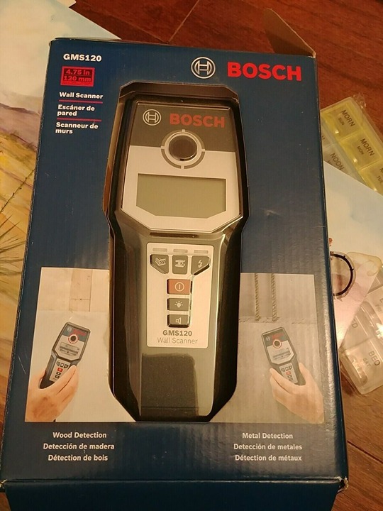 Bosch GMS120 Multi-Mode Three Sensor Audible Detection Digital Multi-Scanner