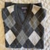Brooks Brothers v-neck argyle sweater