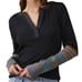 New Free People Mikah Notch Neck Top