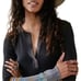 New Free People Mikah Notch Neck Top