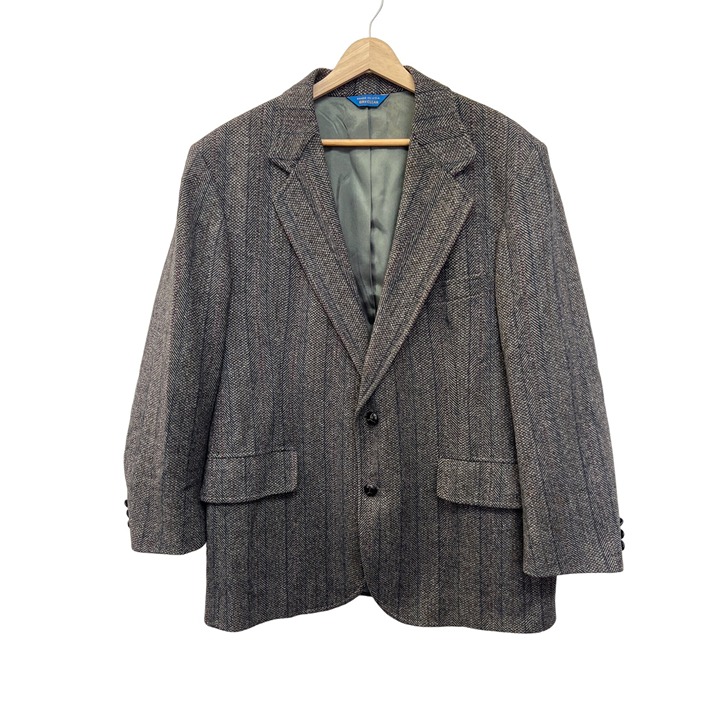 Pendleton Vintage 80's Gray Wool Tweed Blazer