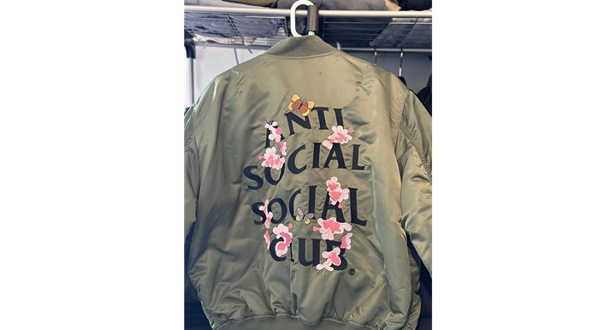 Anti Social Social Club x Alpha Industries MA-1 Bomber Jacket